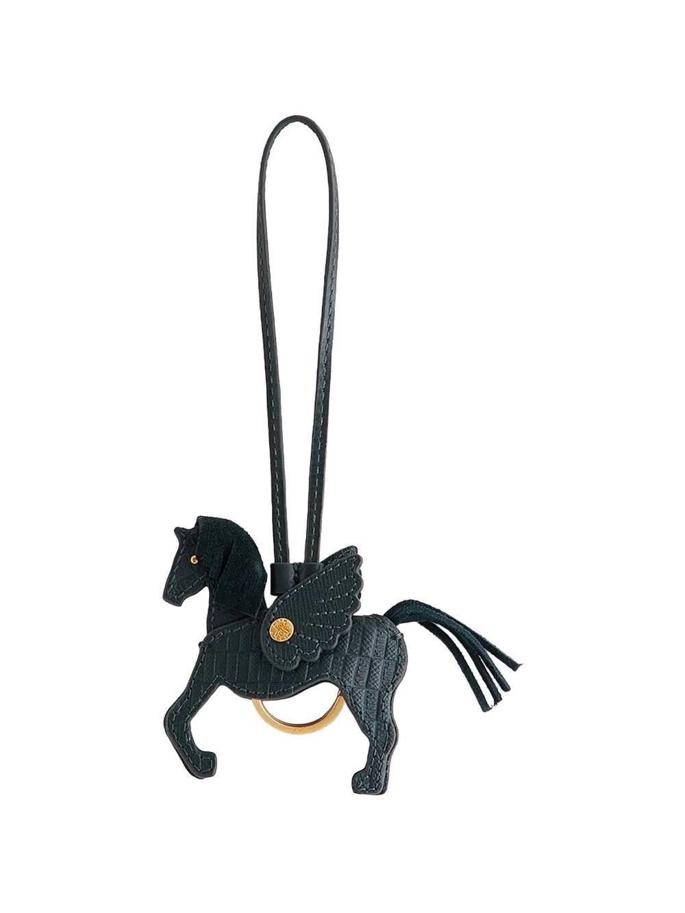 KITH pegasus leather key holder